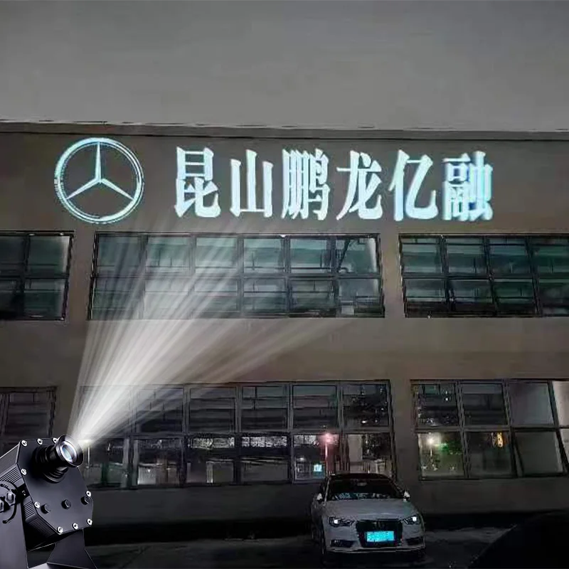 QX 150w led logo projectors light waterproof Christmas lights projector outdoor IP67 advertising gobo