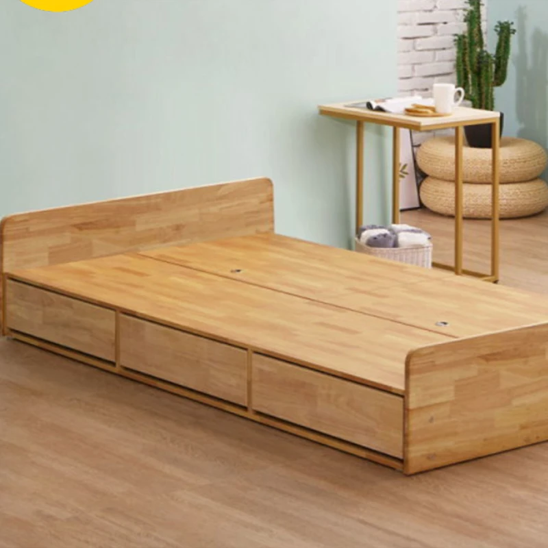 modern queen size wooden frame hydraulic lift storage bed bedroom furniture sets