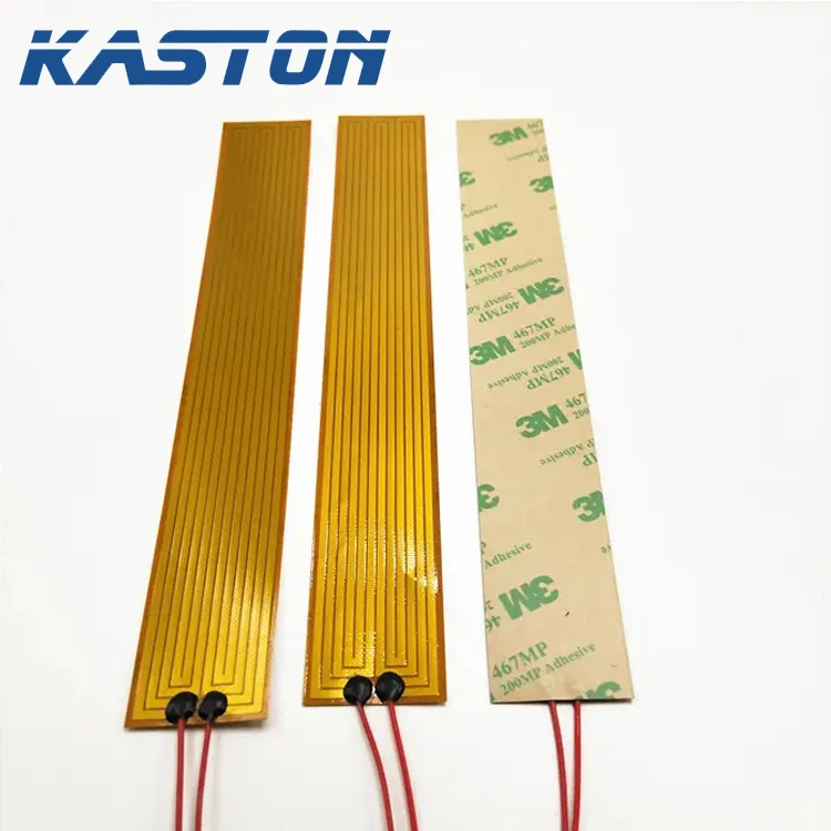 custom electric adhesive foil kapton heating pad flexible polyimide heating film 12v