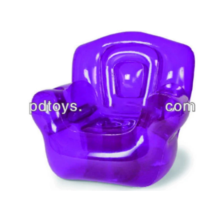 Custom Transparent PVC inflatable armchair Party Home inflatable chair blow up couch inflatable lounge air sofa for adult