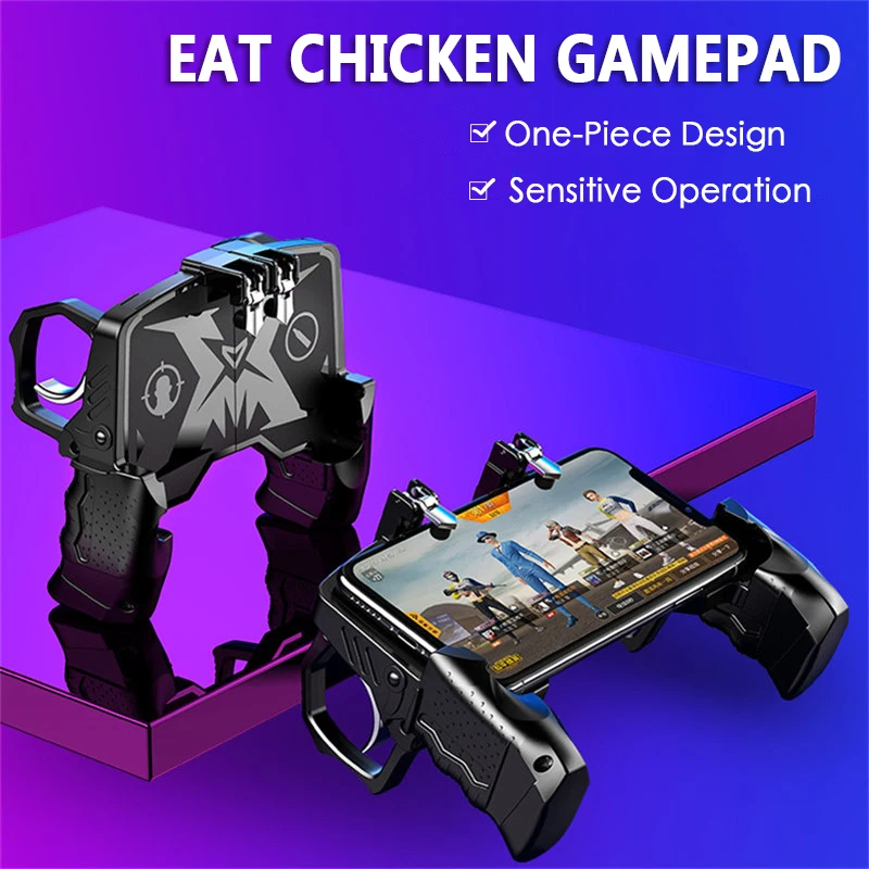 Игровой контроллер K21 для PUBG джойстик смартфонов подходит iPhone и