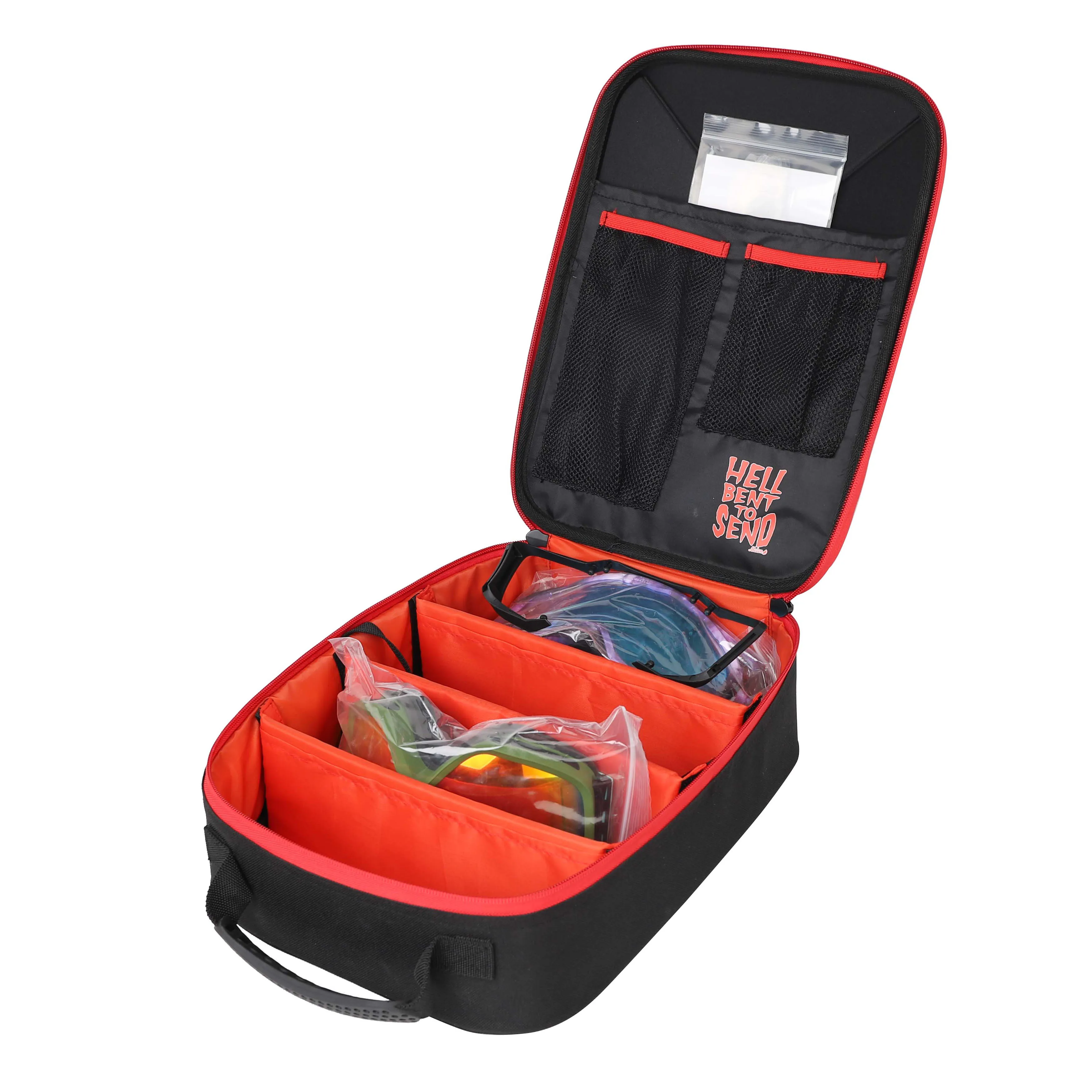 Custom Waterproof Zipper Eyeglass Snow EVA Case for Ski Goggles, Hard Shell Snow Goggles Case Organizer