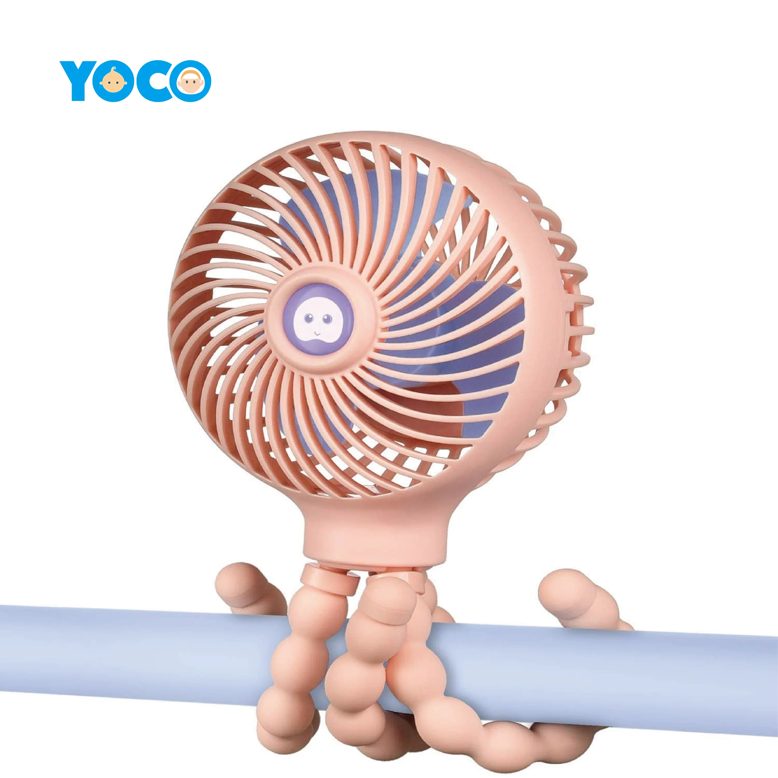 
2020 Updated Personal Portable Baby Car Seat Fan with Flexible Tripod Fix on Stroller Adjustable 3 Speeds for Travel 