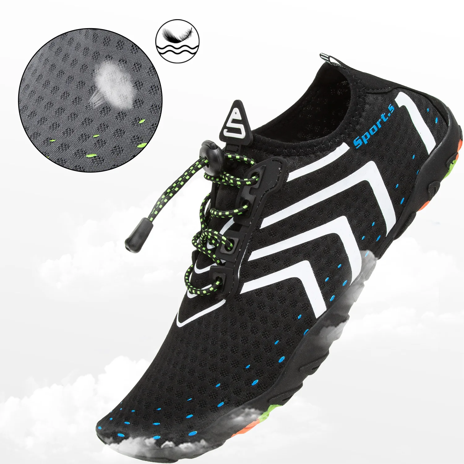 2021 New Design Soft Unisex sea shoes Quick Drying Beach Skin Swim Water Shoes For Running