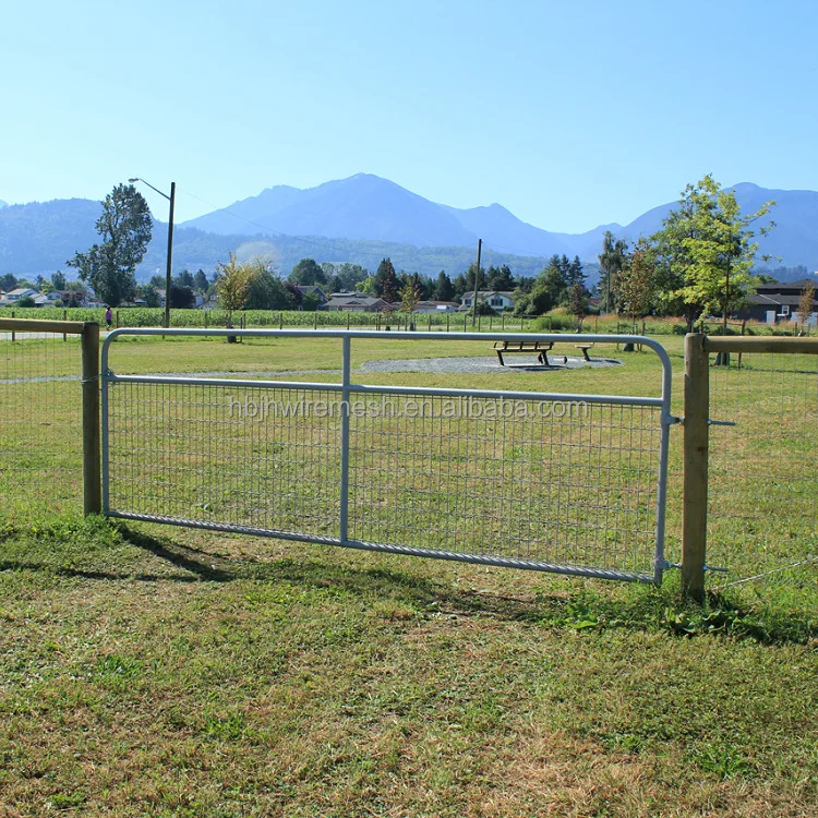 Wholesale Reasonable Price Hot Dipped Galvanized Loop Feet Fencing Trellis Gate Colorbond Fence Construction