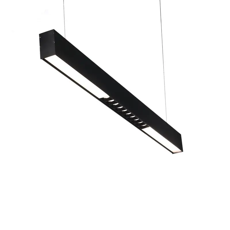 OEM Aluminum Housing Silver 40W Adjustable Emergency Dimmable Connectable Surface Mounted Led Linear Light For Dining Room