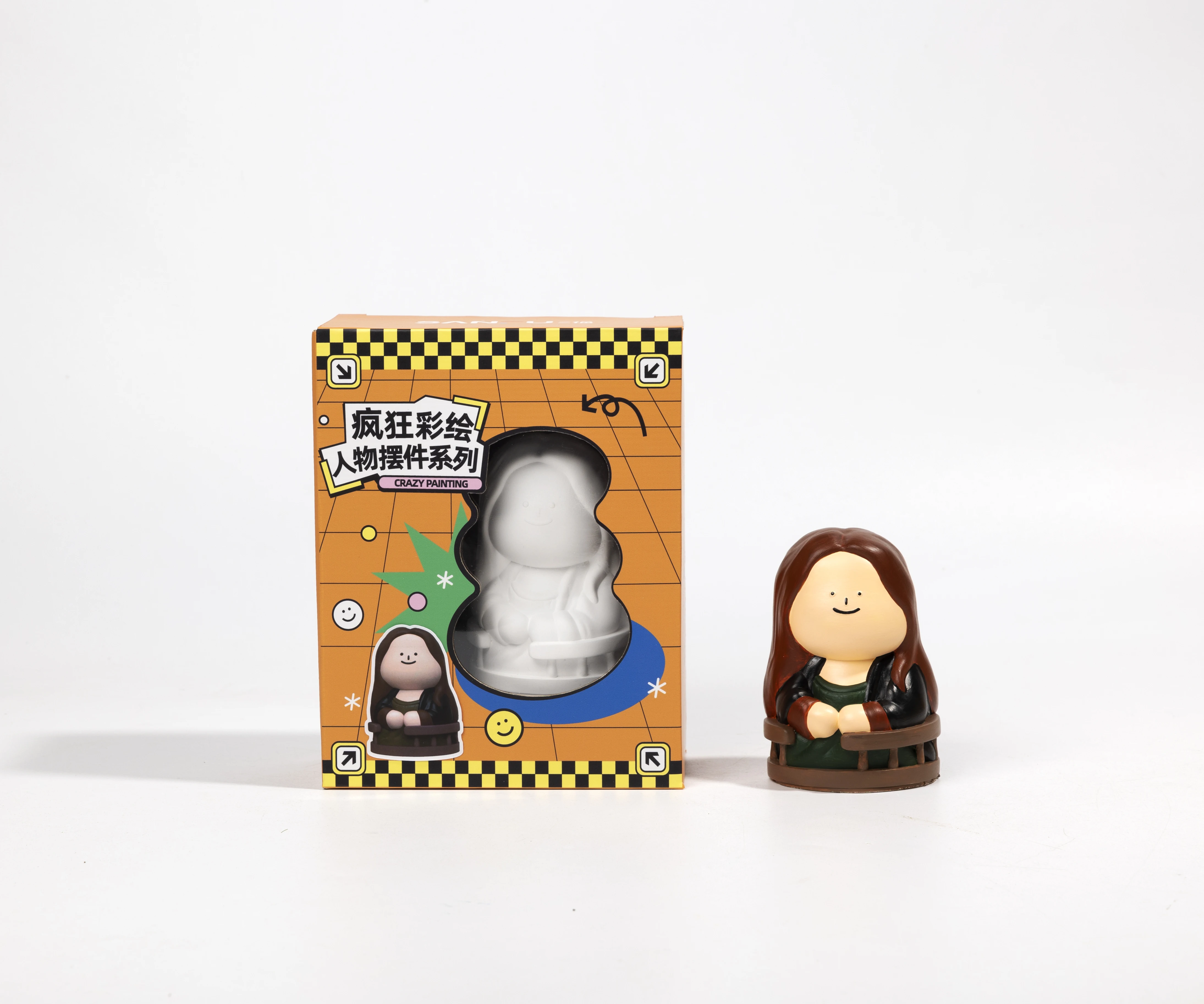 new crafts diy drawing toys 2024,plaster figures doll painting art ornaments Coloring toy kit,kids educational toys for children