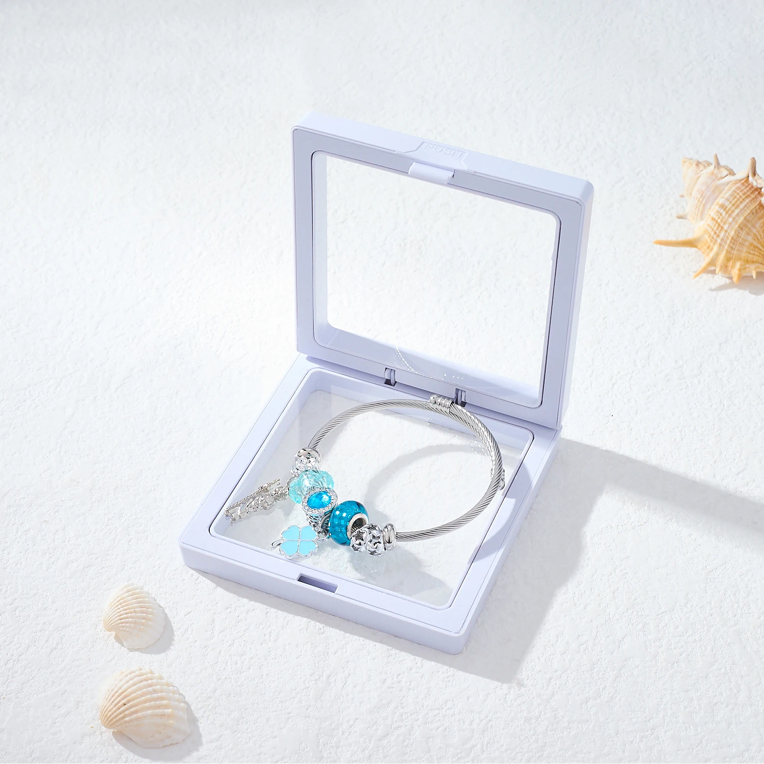 SS2411 # модный посеребренный браслет St.Jude регулируемый роскошный Клевер Циркон религиозные украшения для мужчин и женщин