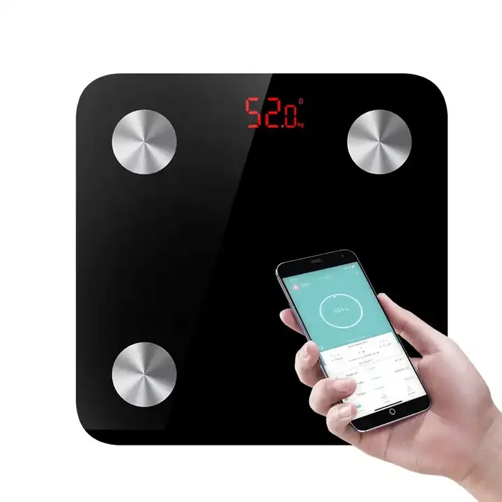 Hot Selling Electronic Smart Digital Bathroom Scale with App Display Scales  Weight Measuring Basic Body Analysis Scale