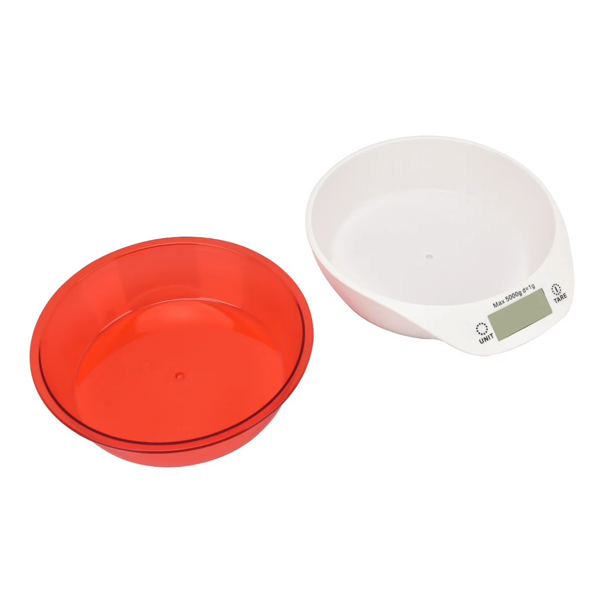 Custom Logo Accurate Weighing ABS Minimalism Kitchen Bowl Scales Kitchen Digital Long Life High Strain Sensors