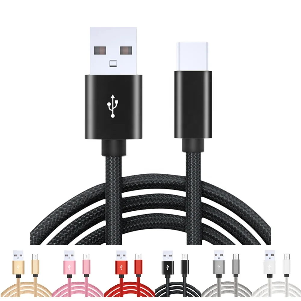 WIK-FT Бесплатная доставка 1 м 3.3Fts металлический корпус Тип C Прочный Usb кабель в нейлоновой оплетке