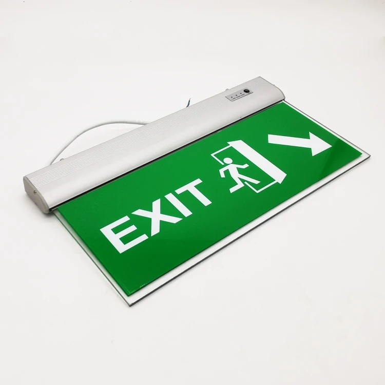 Microwave LED Emergency Lights Fire Evacuation Indicator Lamp led lamp exit sign