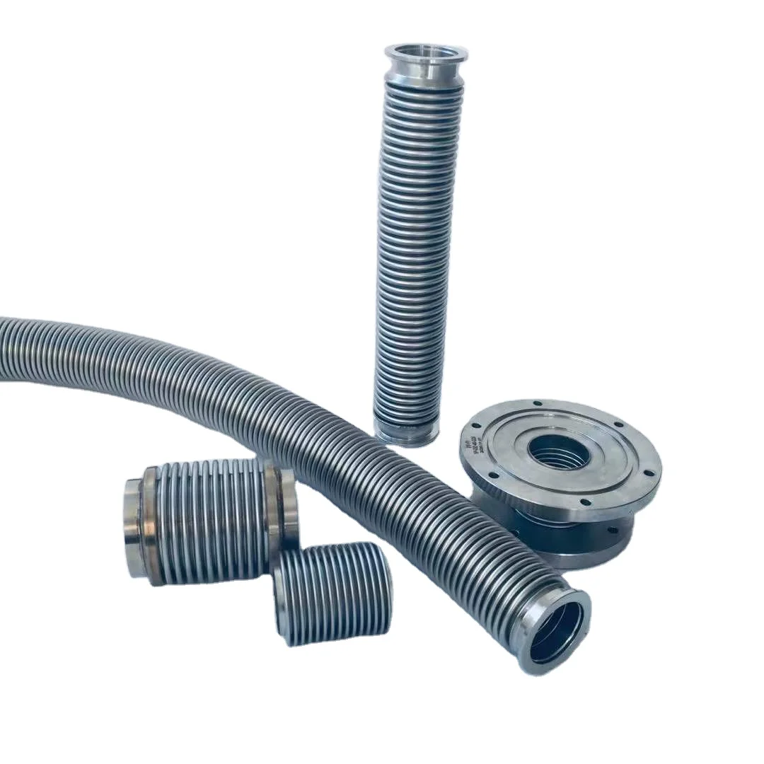 high  pressure stainless steel flexible metal tubing corrugated flex steel braided hose tube pipe joint