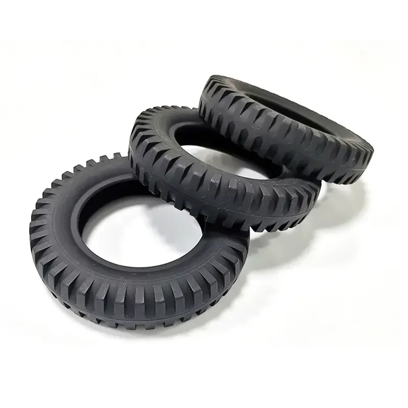 China Factory Price Custom Durable Eco-Friendly Safety Non-Toxic Odorless D-hole Silicone Rubber Toy Wheels