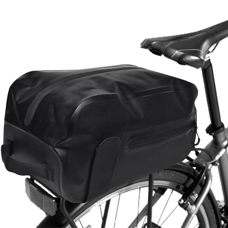Waterproof Cycling Bicycle Rack Bag TPU Seat Cargo bike Bag Rear Pack Trunk Pannier Backseat Bag
