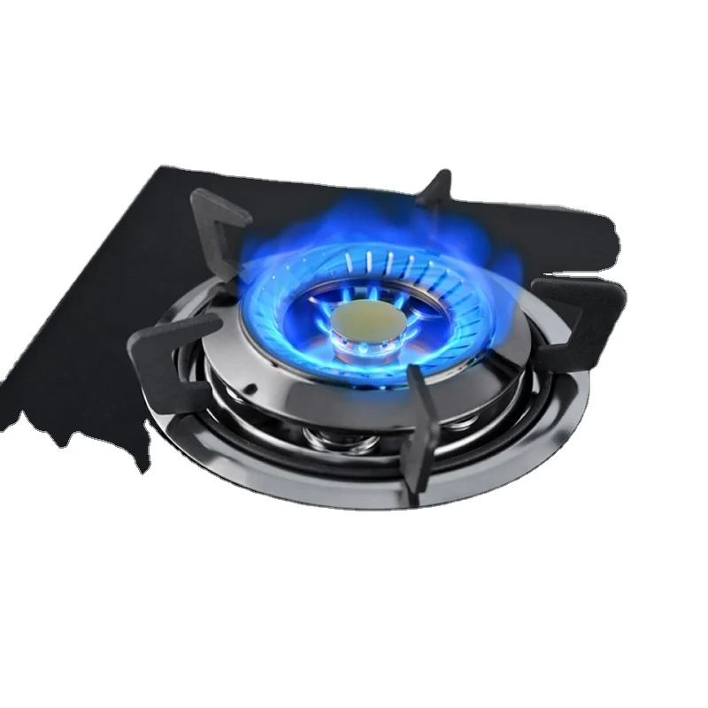 Built In Double Butane Natural Stoves Glass Panel Electronic Igniter Indoor Kitchen Portable Fire Universal Gas Stove