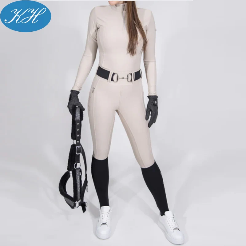 Новинка от производителя одежды для конного спорта KH, силиконовые Бриджи на все сиденья, штаны для верховой езды Jodphurs