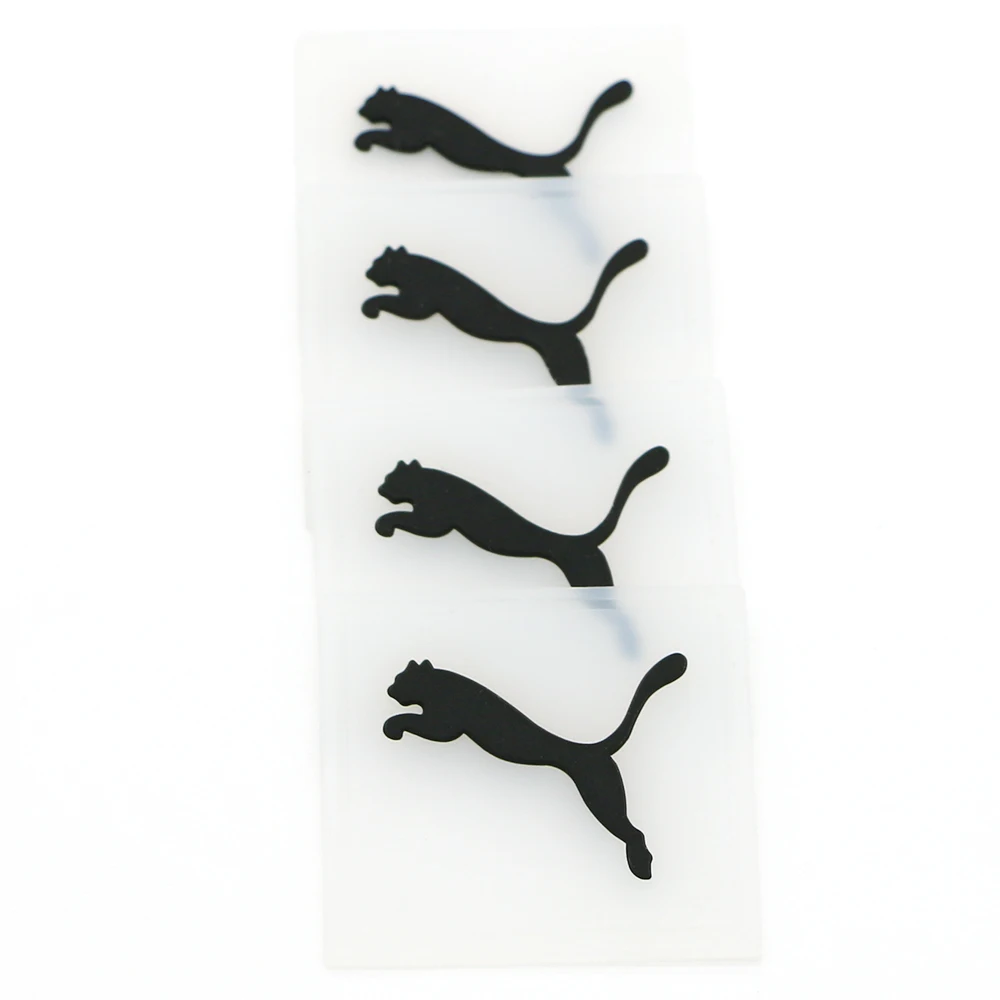 Custom Brand Silicone Heat Transfer Printing Iron-On Patch Print 3D Rubber Logo Printing Brand Label for Clothing