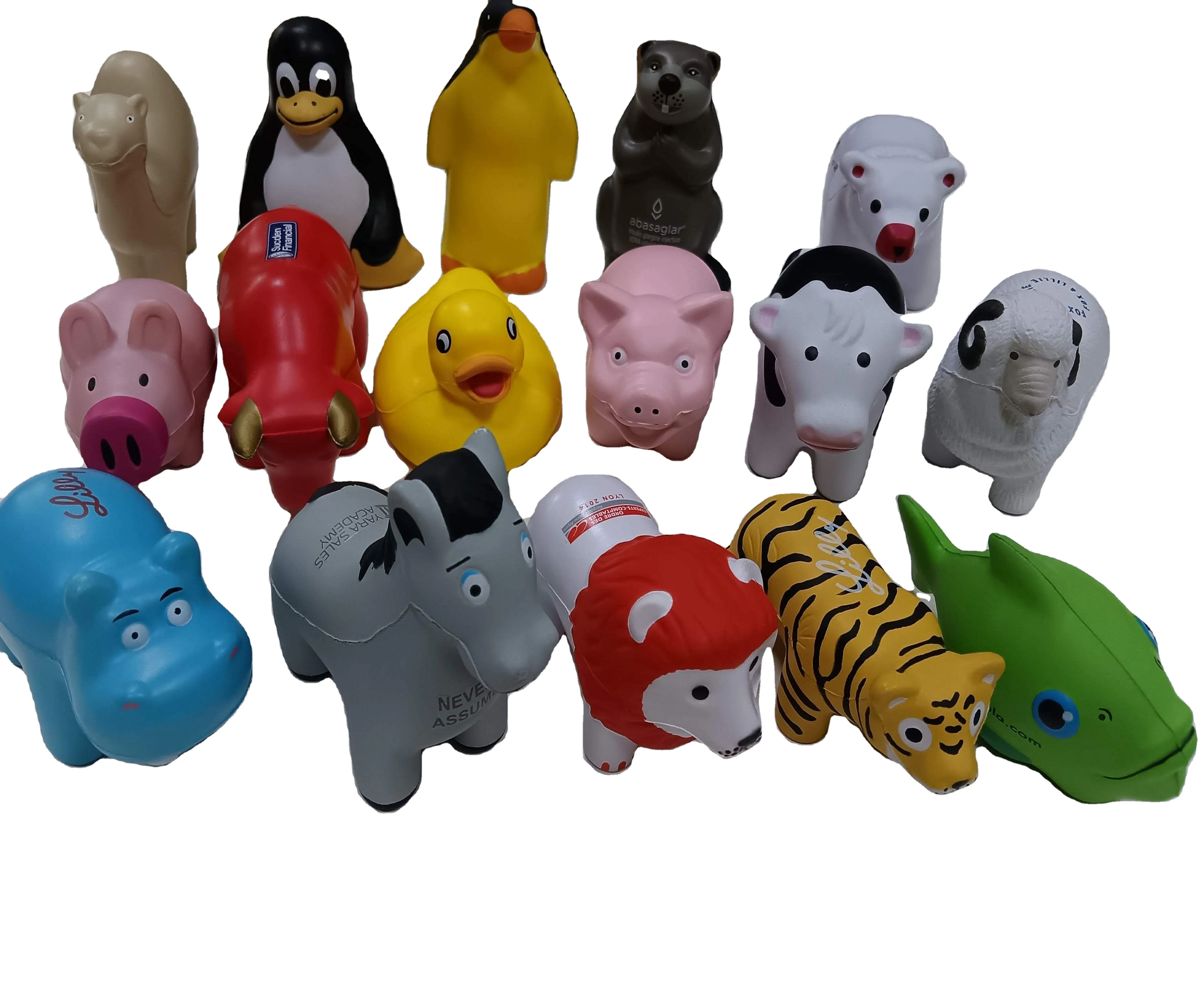 Custom Logo Polyurethane PU Foam Anti Stress Toys Squeeze Van Stress Ball Bus Vehicle Car Truck Stress Ball