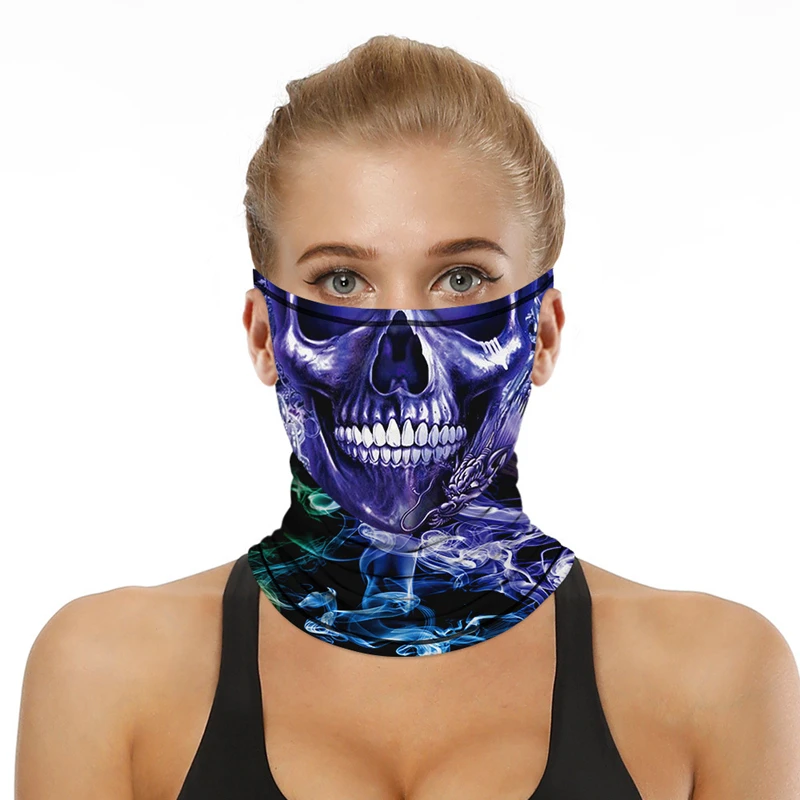 Riding Face Scarf Fishing Sporting Scarf Ice Absorb Sweat Balaclava Outdoor Scarf Running Bicycle Mask Bike Accessory