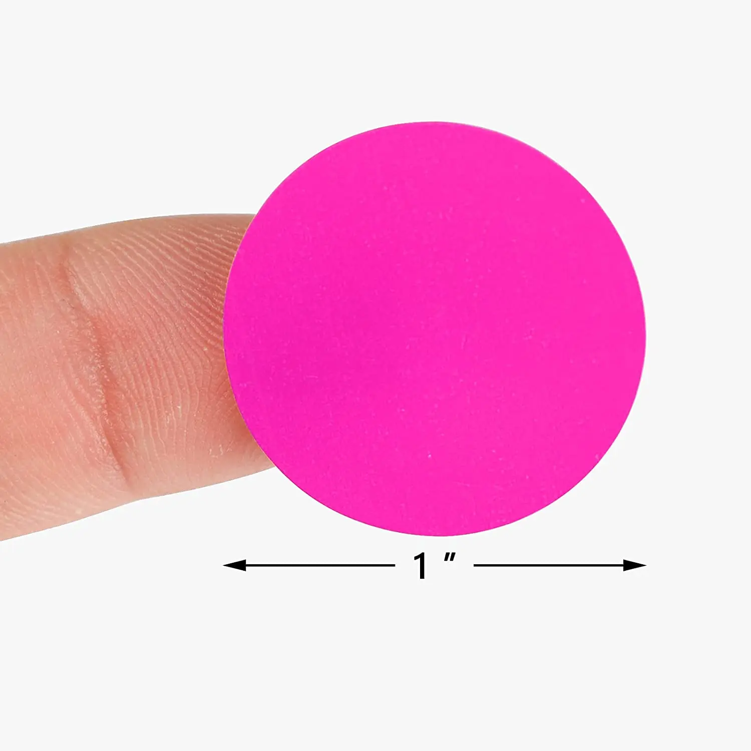 3000 Pcs 1" Round Color Coding Circle Dot Labels on 6 Rolls, 500 Count Each, Includes Bright Yellow Green Red Pink Orange Bl