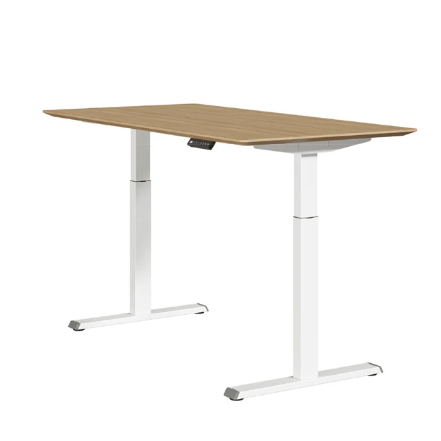 Electric Office Desk Single Motor Automatic Lifting Table With Two Stges Height Adjustable Desk