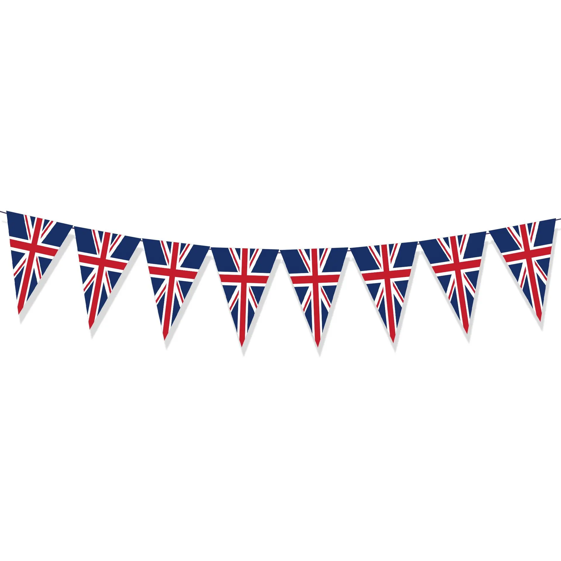 114pcs Union Jack Theme Disposable Paper Cup Paper Plate Tablecloth Paper Towels Birthday Flag Party Cutlery Set