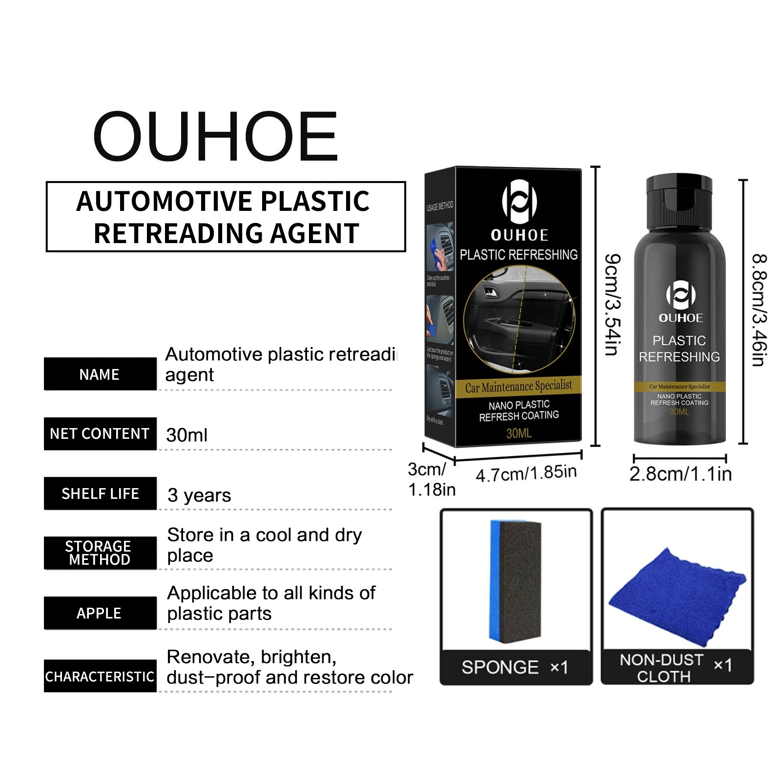 OEM ODM пластиковые детали восстанавливающее вещество паста для покрытия обслуживание автомобильный очиститель интерьера автомобиля агент розничной