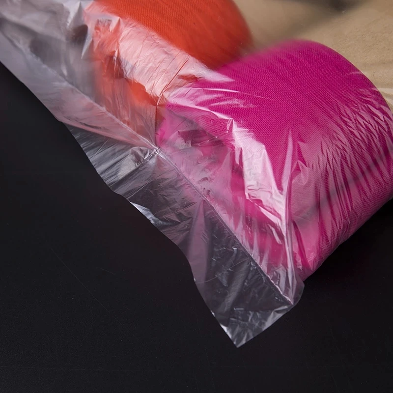 Flat Open Poly Bag Plastic Flat Bottom Bag Transparent Pe Clear Plastic Food Package LDPE Gravure Printing Recyclable Other Food