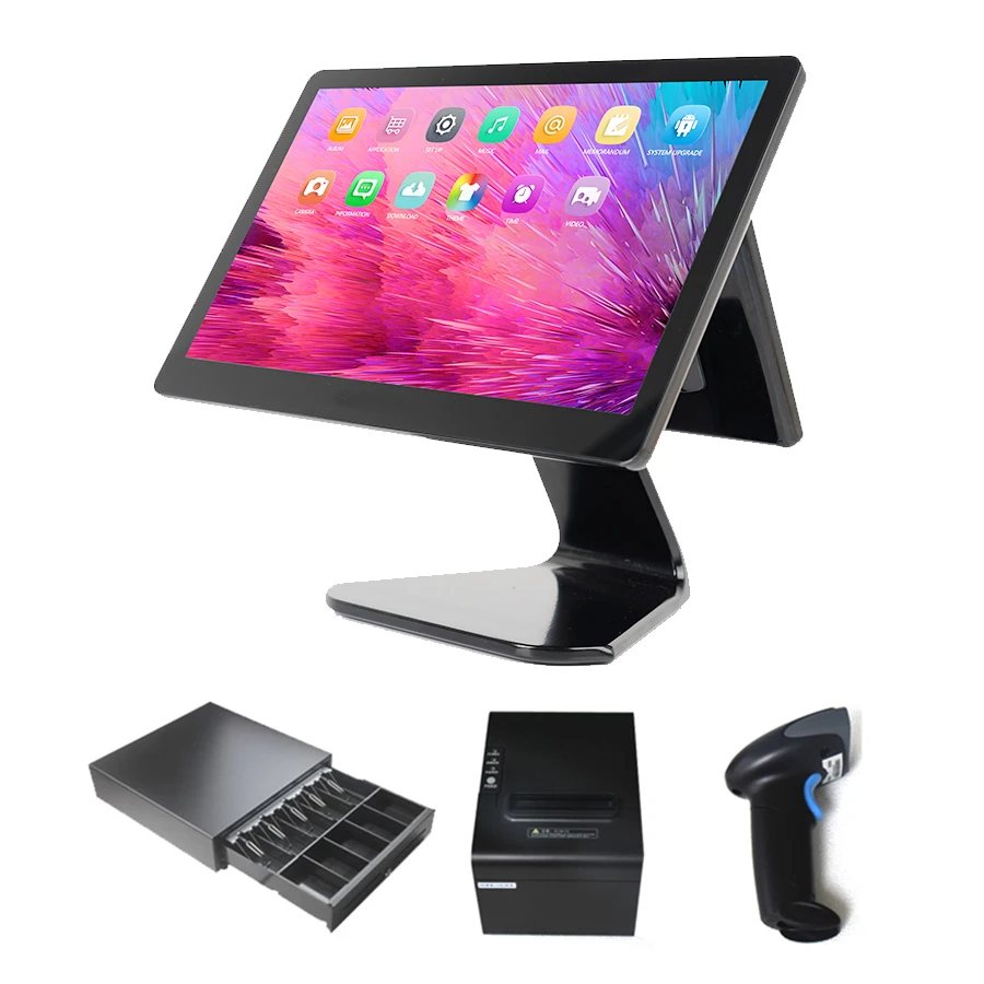 Pos-системы все в одном планшетном компьютере windows pos 10 ресторанная система сенсорном pos-терминале