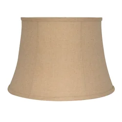 Chandelier Lamp Shade Parts Fabric Material Hat Vintage Fancy Lights Linen Round