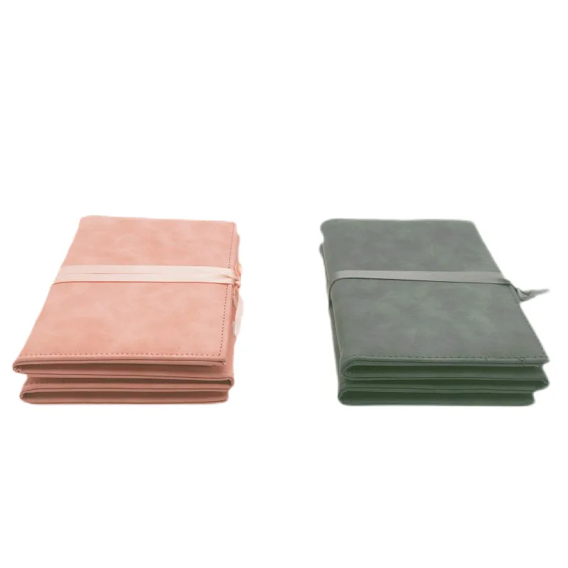 RubySub Novelty PU 4 Sheets Cover Foldable Wrap Photo Album Sublimation Photo Album Blanks