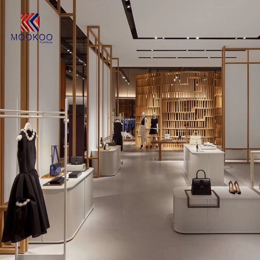 Luxury Clothing Store Design/ Retail Interior Design---London,UK/ Clothes Display Shelving