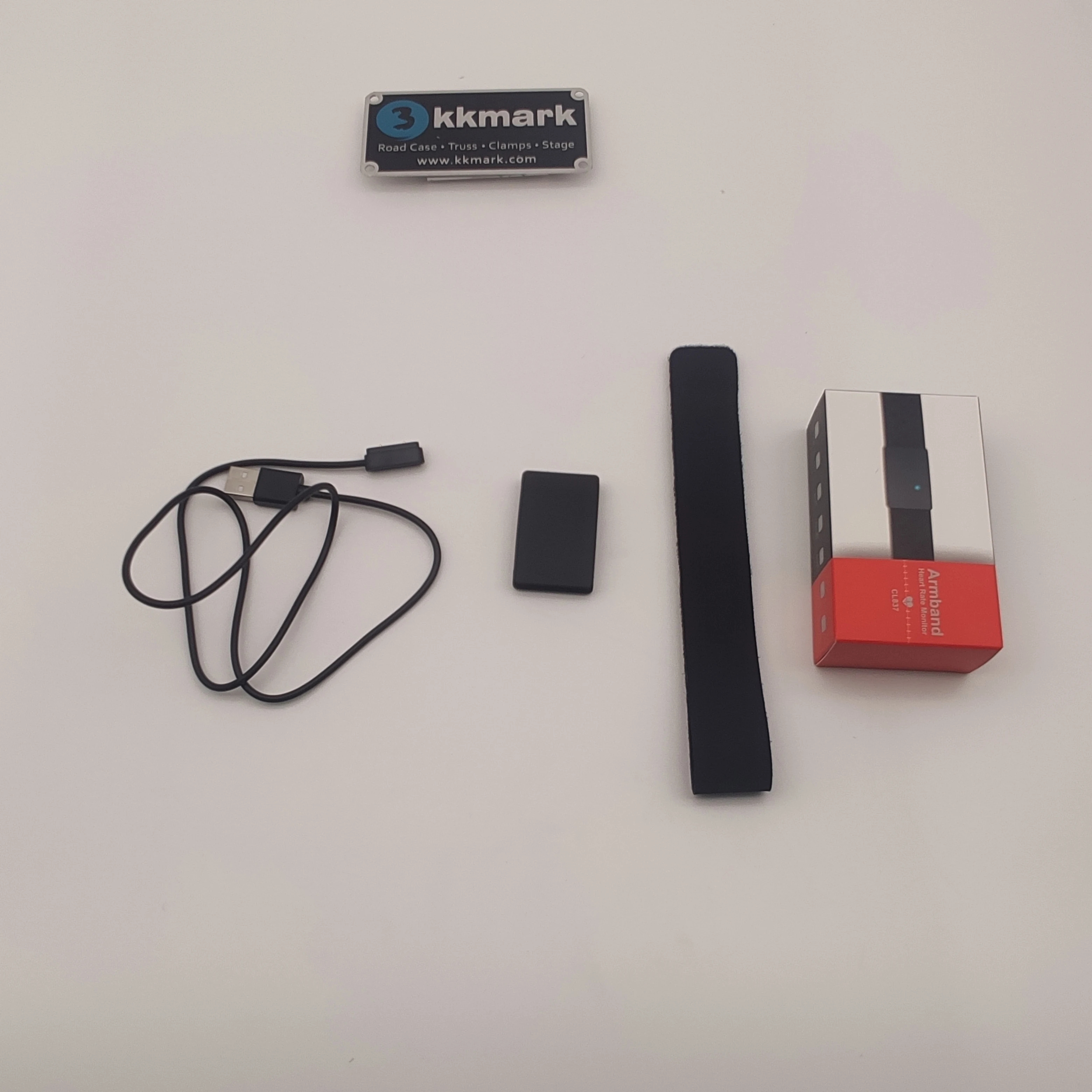 kkmark New Launched BLE ant+ wearable water proof Wrist Arm band elastic belt sensor Heart Rate Monitor tracker
