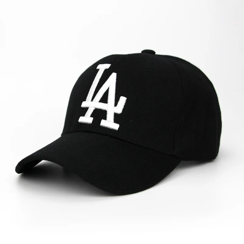 
2020 Women Men LA Baseball Hat Letter Embroidery Bone Snapback Hat Summer Outdoor Adjustable Hip Hop Hats 