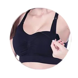 Wholesale maternity bra breast pump bra hands free nursing breastfeeding bra