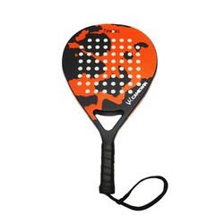 diamond/teardrop/round shape custom logo light weight high quality pro fiberglass carbon 3k 12k 18k padel racket
