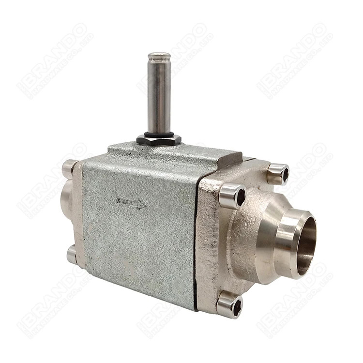 EN-JS1025 EVRA 40 1.5' Flange Ammonia R717 NH3 Refrigerant Solenoid Valve 24V DC 220V AC 042H1132 042H1143