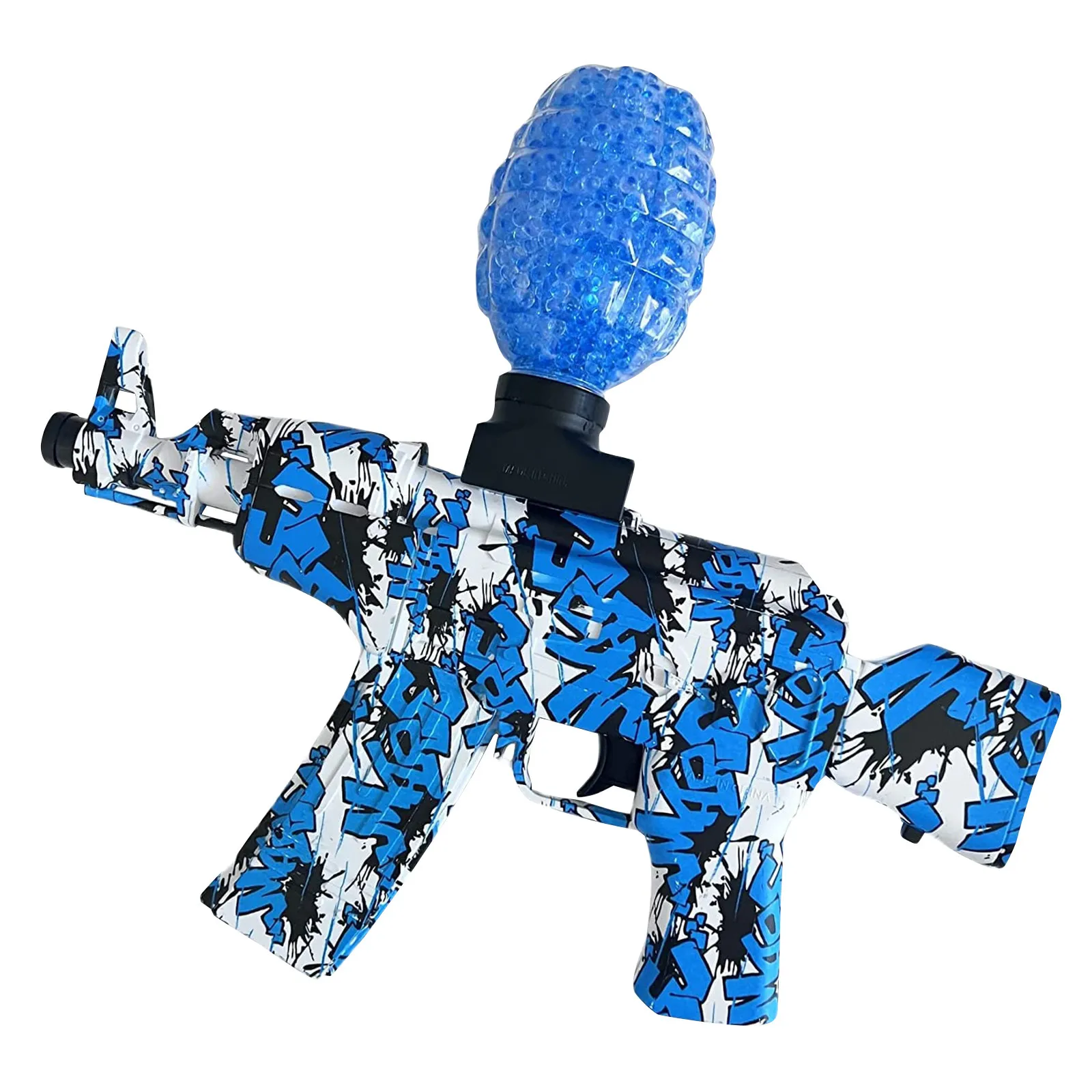 Customizable OEM Akm-47 battle toy shooting gun rechargeable high-speed burst water bomb safety gel ball blasting gun