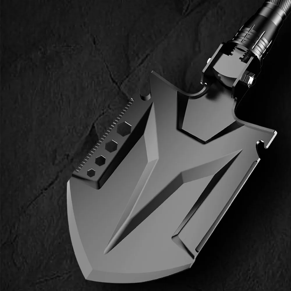 Outdoor Multifunctional Sapper Shovel Camping Shovel Folding Self-defense Tools Portable Spades Shovels