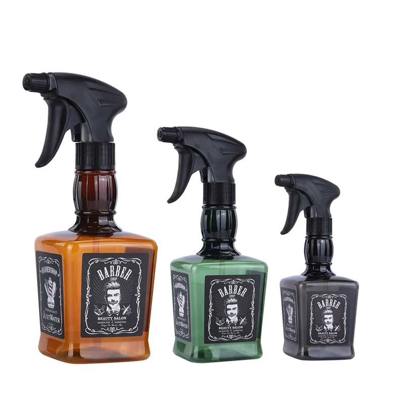 manufacturer selling custome 600ml continuous pump fine mist shampoo retro spray bottle watering can pneumatic fine mist spray