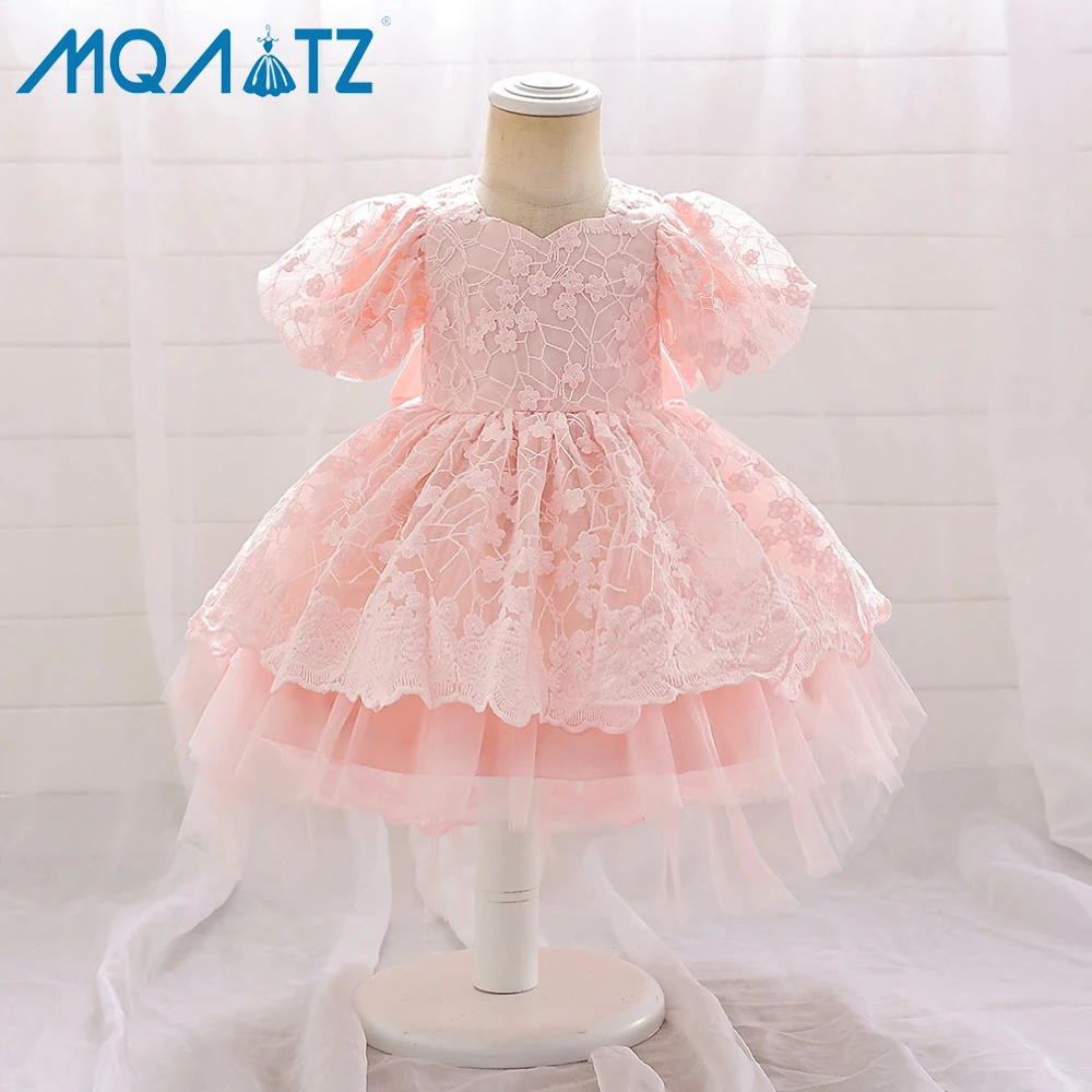 MQATZ Baby Clothes Girls Dresses Puffy Baby Frock Party Wear 2 Years Girl Birthday Dress