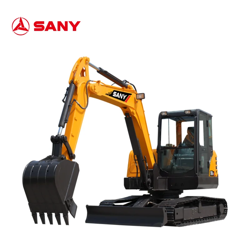 Маленький экскаватор SANY SY60 0 21 м3 6 оттенков для продажи мини-экскаваторы
