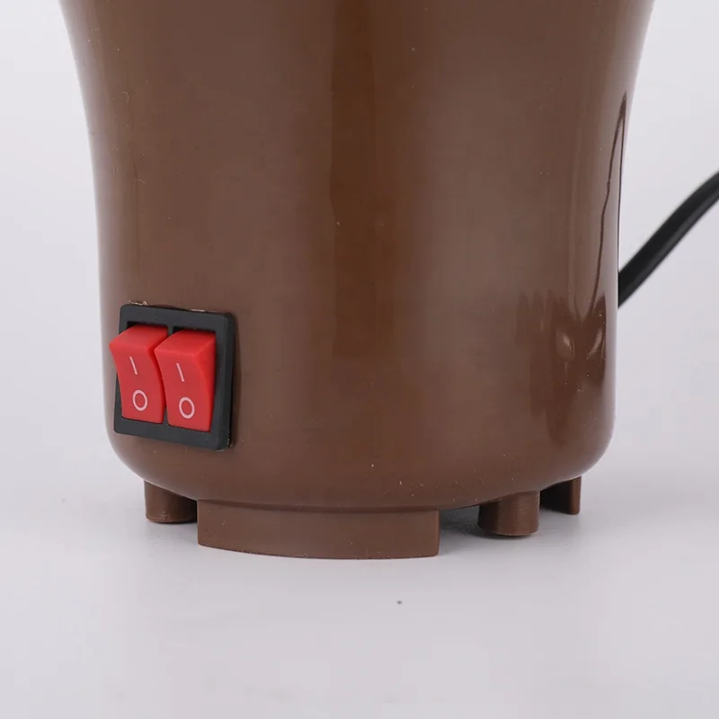 Home Party Mini Chocolate Fondue Fountain Machine 3 Tiers Chocolate Fondue Pot Melting Chocolate Fountain