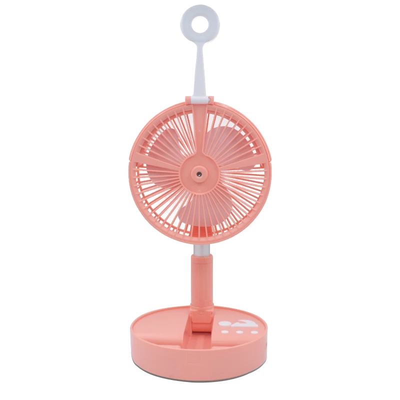 Factory Direct rechargeable table fan Portable USB Handheld folding fan Foldable Standing cooling Fan