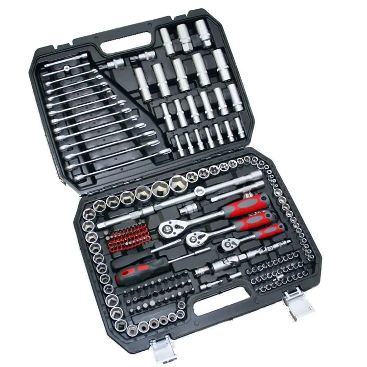 215pc 1/2 driver Mechanics Tool Set Socket Wrench Set,Auto Repair Hand Tool Kit Wrench Tool Box Set