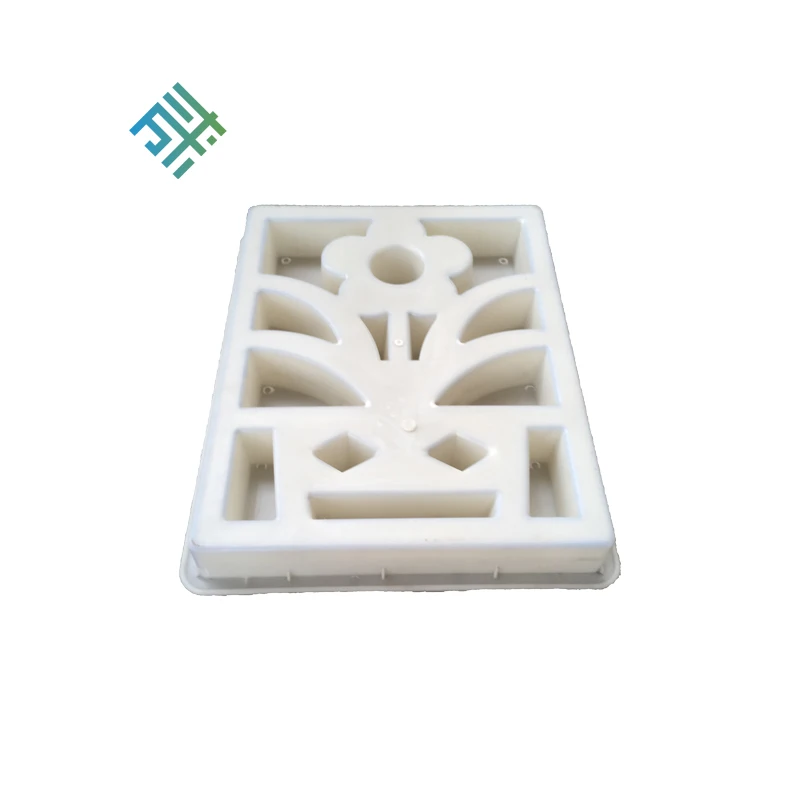 Decorative window wall flower paver plastic concrete  mould
