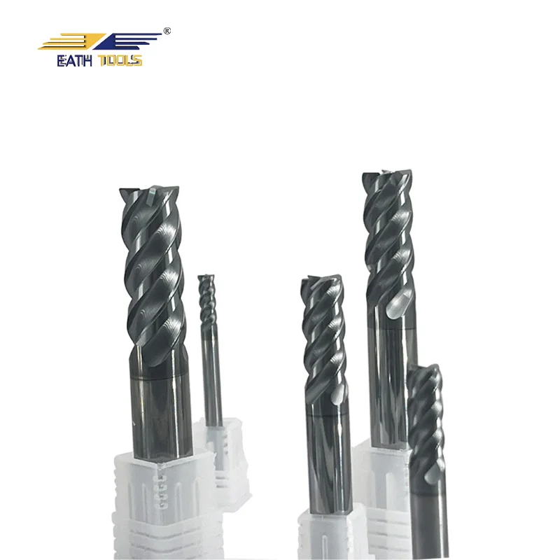D4x11x50Lx4F ЧПУ длительный срок службы резки карбида вольфрама плоские Твердые концевые фрезы для грубой обработки машины