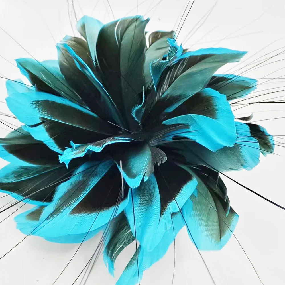 Wholesale Artificial Real Feather goose feather flower mount for Decorative Flowers & Plants