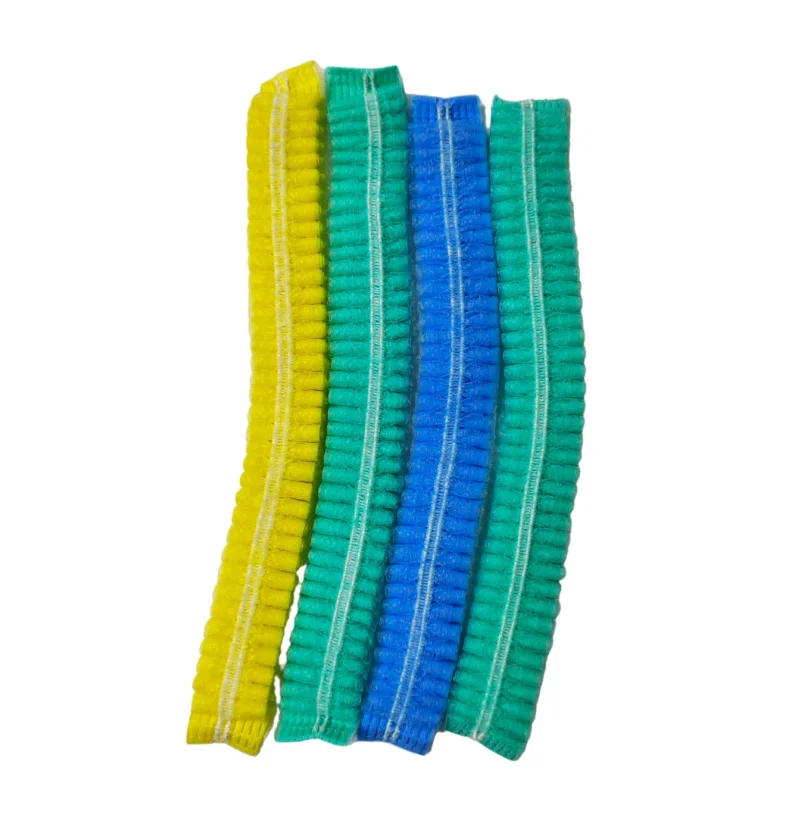 Disposable Non Woven Strip Clip Cap Hair Net Cap